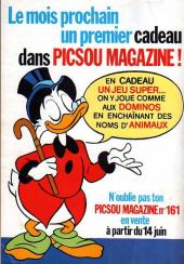 Verso de Picsou Magazine -160- Picsou Magazine N°160