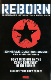 Verso de Captain America Vol.1 (1968) -600- One year after