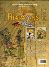 Verso de Vick et Vicky (Les aventures de) -Cof2- Sur les terres des pharaons 1 et 2