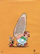Verso de Astérix (en anglais) -19a1979- Asterix and the soothsayer