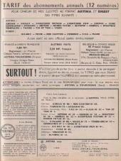 Verso de Aventures fiction (1re série) -21- Les hommes-poissons de la mer