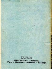 Verso de Mini-récits et stripbooks Spirou -MR1138- Bertrand l'écraseur