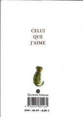 Verso de Celui que j'aime