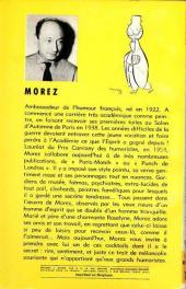 Verso de Cocktail avec un trait de Morez