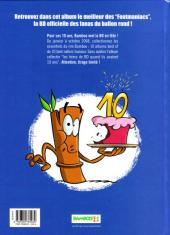 Verso de Les foot-maniacs -Compil8- Best Of - 10 ans Bamboo