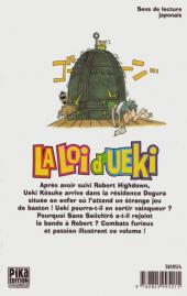 Verso de La loi d'Ueki -8- Tome 8