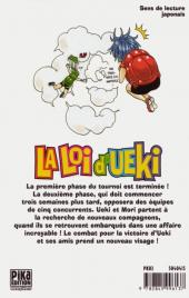 Verso de La loi d'Ueki -10- Tome 10