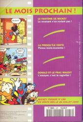 Verso de Mickey Parade -187- Pat Hibulaire est-il frimeur ?