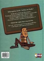 Verso de Ouf le prof - Tome 1
