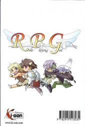 Verso de Role Playing Girl - Héroïne malgré elle