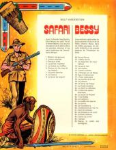 Verso de Safari (Vandersteen) -9- La danse du serpent