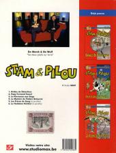 Verso de Stam et Pilou (Les aventures involontaires de) -4- Le mystère du timbre retourné