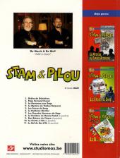 Verso de Stam et Pilou (Les aventures involontaires de) -7- Les grandes vacances de Papy
