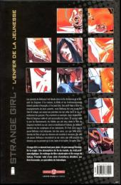 Verso de Strange Girl -1- L'enfer de la jeunesse
