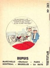 Verso de Teststar - Tome 1MR1405