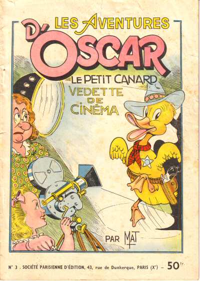 Couverture de Oscar le petit canard (Les aventures d') -3- Vedette de cinéma
