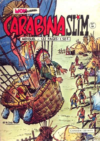 Couverture de Carabina Slim -59- Le fantôme de Hiawatha