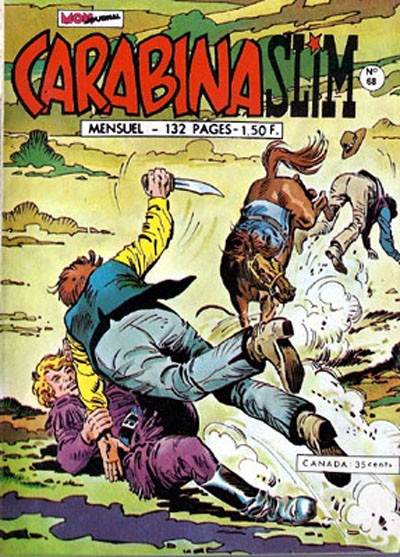 Couverture de Carabina Slim -68- Le cheval fou