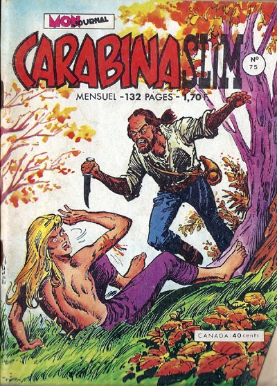 Couverture de Carabina Slim -75- Le cheval de fer