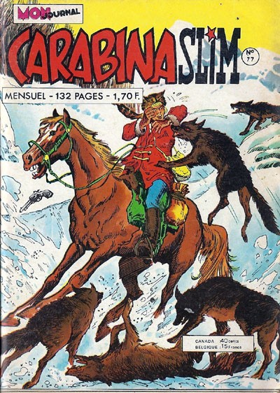 Couverture de Carabina Slim -77- Une vieille canaille