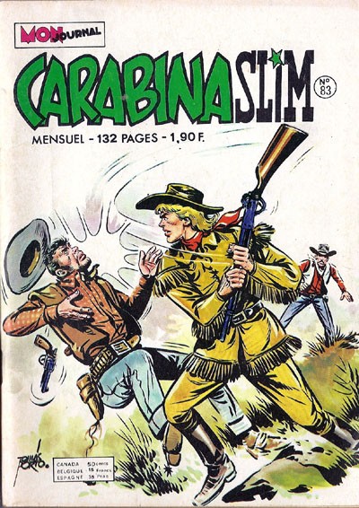 Couverture de Carabina Slim -83- La ville fantôme