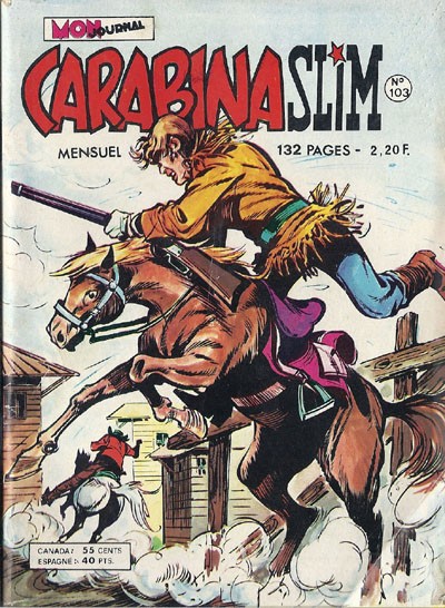 Couverture de Carabina Slim -103- Le Coup de la Western Bank