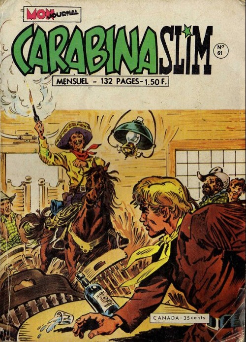 Couverture de Carabina Slim -61- La vallée de la peur