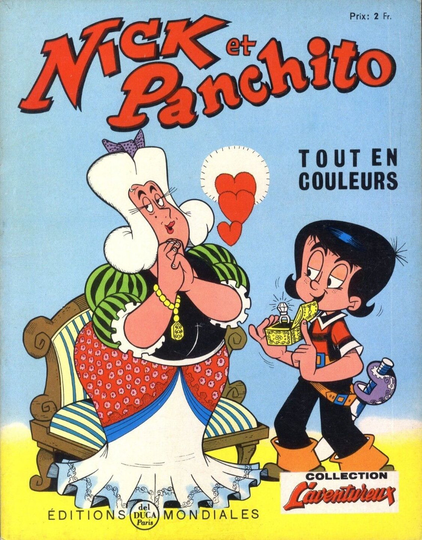 Couverture de Nick et Panchito -22- La Bague de Dona Dina