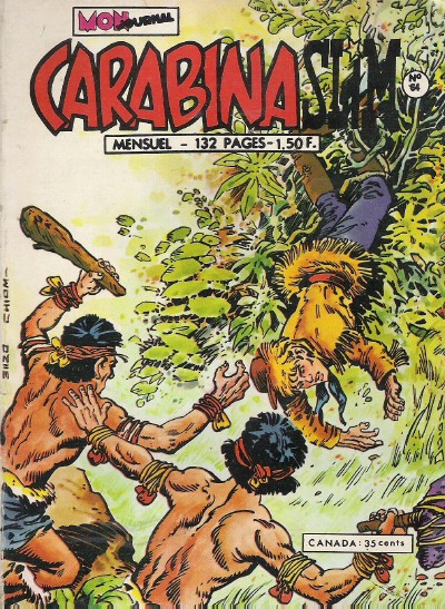 Couverture de Carabina Slim -64- L'homme noir