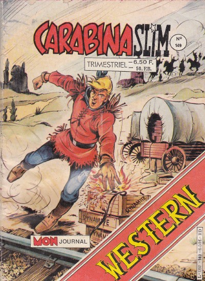 Couverture de Carabina Slim -149- Train d'enfer