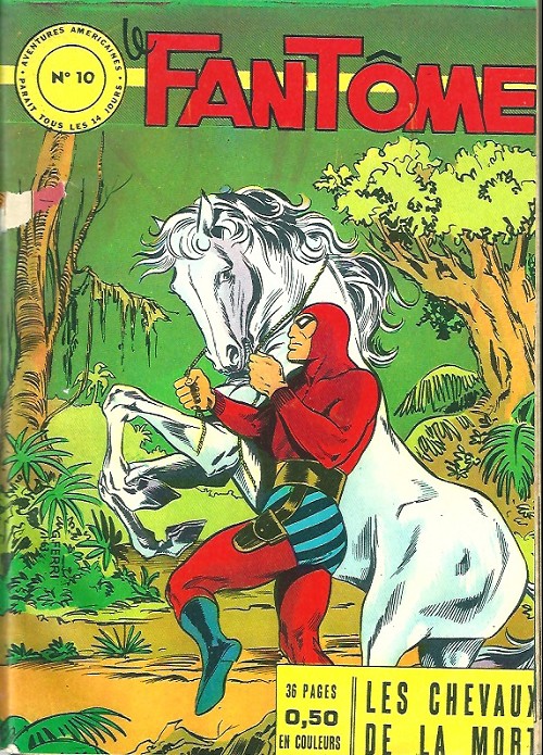 Couverture de Le fantôme (1re Série - Aventures Américaines) -10- Les chevaux de la mort