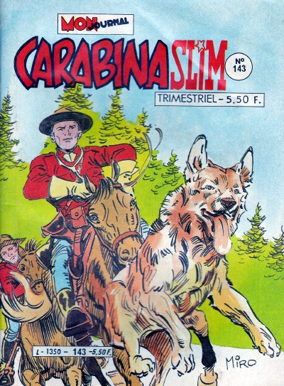 Couverture de Carabina Slim -143- Mission dans les Black Hills