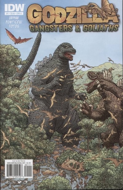 Couverture de Godzilla: Gangsters & Goliaths (2011) -INT- Godzilla: Gangsters and Goliaths