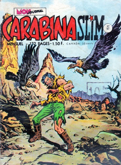 Couverture de Carabina Slim -57- L'homme qui devait mourir