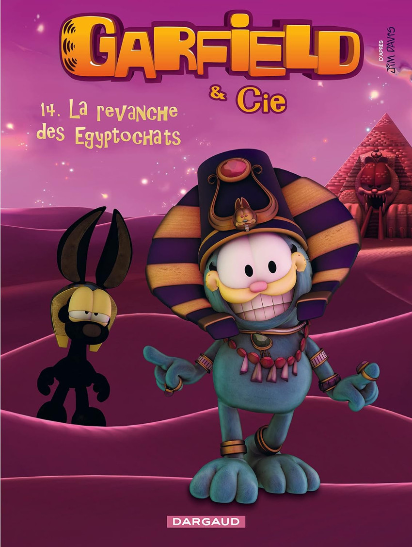 Couverture de Garfield & Cie -14- La revanche des Egyptochats