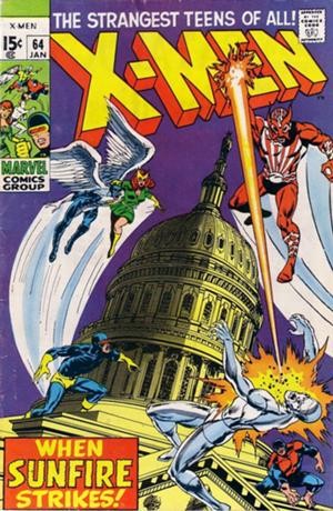 Couverture de X-Men Vol.1 (The Uncanny) (1963) -64- The coming of Sunfire
