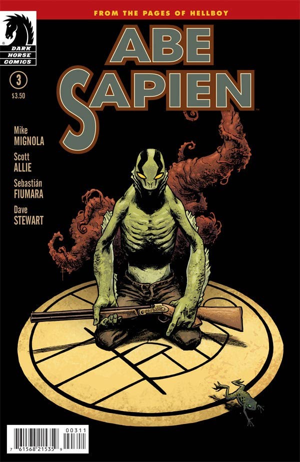 Couverture de Abe Sapien (2008) -13- Dark and Terrible (Part 3 of 3)