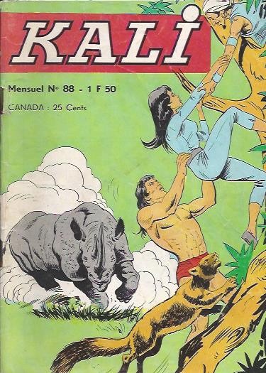 Couverture de Kali (Jeunesse et Vacances) -88- La punition de Brahma