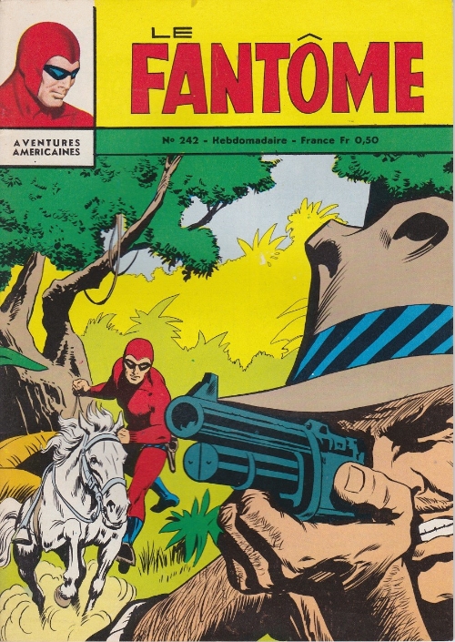 Couverture de Le fantôme (1re Série - Aventures Américaines) -242- Un drôle de chasseur