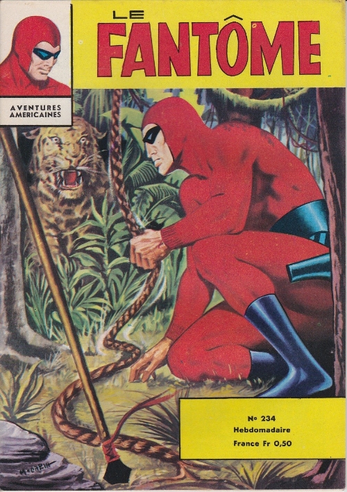 Couverture de Le fantôme (1re Série - Aventures Américaines) -234- Le volcan éteint
