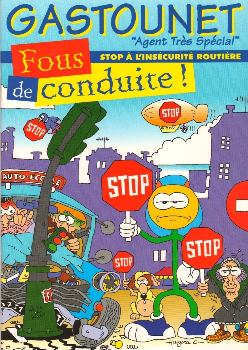 Couverture de Gastounet -2- Fous de conduite !