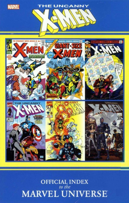 Couverture de Official Index to the Marvel Universe (2009) -INT06- Uncanny X-Men