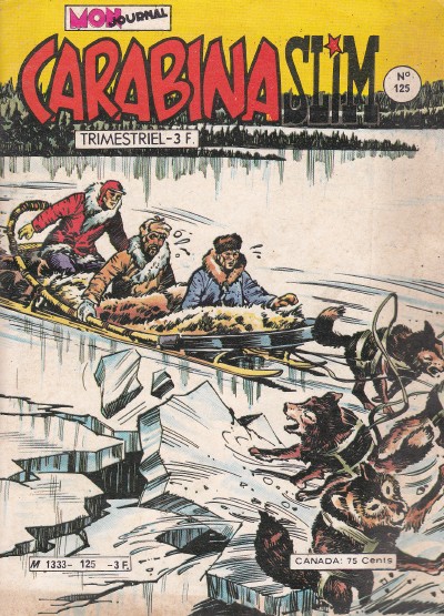 Couverture de Carabina Slim -125- La rivière du coyote