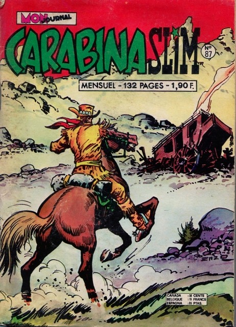 Couverture de Carabina Slim -87- Les Vautours Attaquent