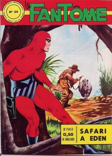 Couverture de Le fantôme (1re Série - Aventures Américaines) -34- Safari à Eden