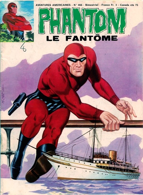 Couverture de Le fantôme (1re Série - Aventures Américaines) -466- Diana Parachutiste