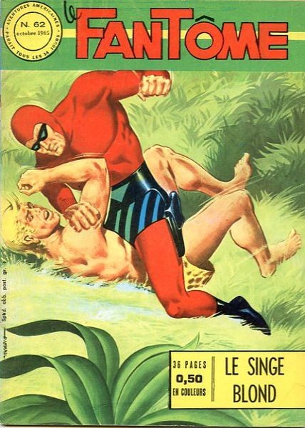 Couverture de Le fantôme (1re Série - Aventures Américaines) -62- Le singe blond