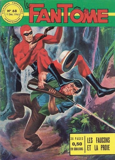 Couverture de Le fantôme (1re Série - Aventures Américaines) -68- Les faucons et la proie