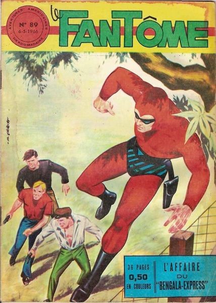 Couverture de Le fantôme (1re Série - Aventures Américaines) -89- L'affaire du