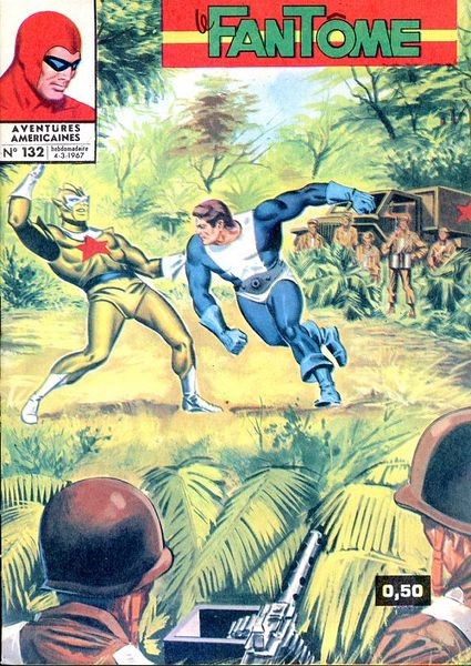 Couverture de Le fantôme (1re Série - Aventures Américaines) -132- L'astronaute et les pirates
